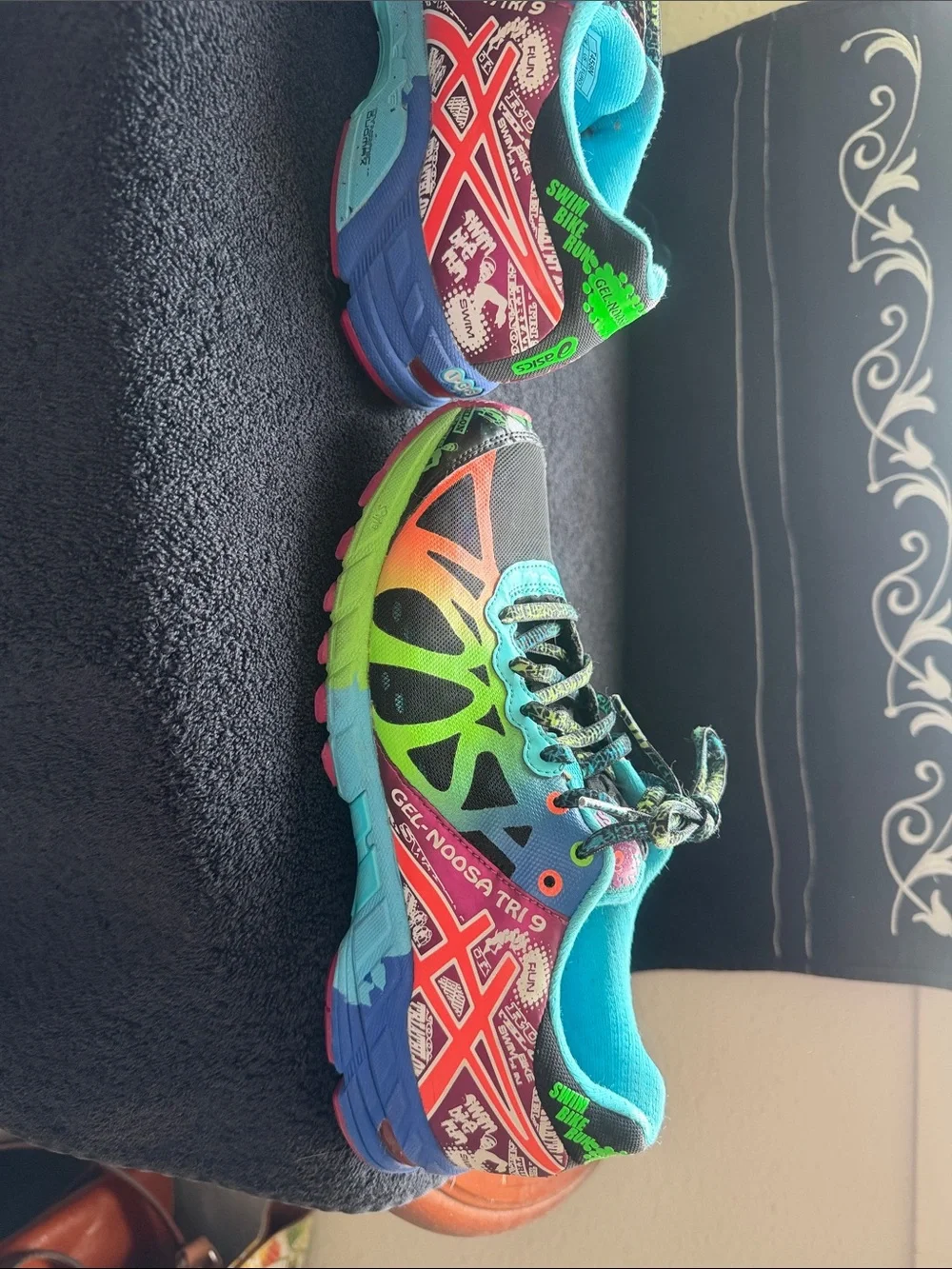 ASICS Women’s Multi-Color Athletic Running Shoes - Bright Teal, Pink & Green